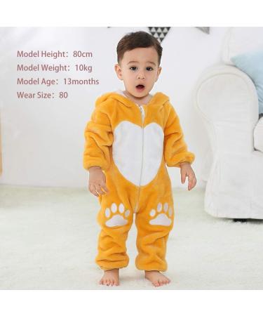 COOKY.D Unisex Winter Hooded Romper Jumpsuit 18-24 Months - Dog Print - Buy Online on GoSupps.com
