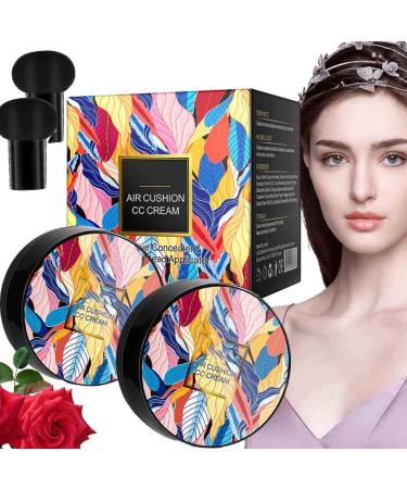 Indicativet 2024 New Mushroom Head Cc Cream New Mushroom Head Cc Cream Cc Cream Foundation Long-Lasting Waterproof Oil Control Moisturizing Concealer Cream Foundation
