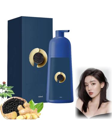 DFEPPJHG Caviar Protein Hair Color, Bubble Hair Color, Bubble Hair Color Shampoo, Natural Plant Hair Color Shampoo for Women and Men