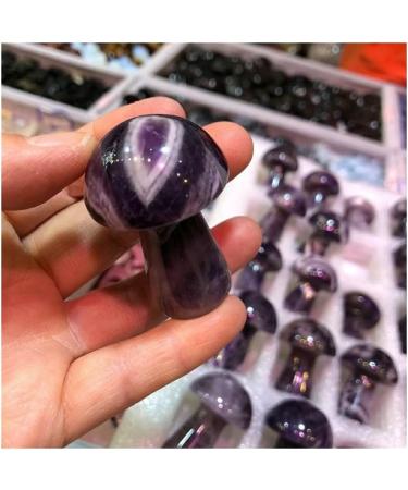 Natural Crystal Rough 1pcs 5cm Cute Natural Amethyst Purple Quartz Mushroom Shaped Crystal Polished Stone Gift Decor Natural Quartz Crystals Crafts - Buy Online on GoSupps.com