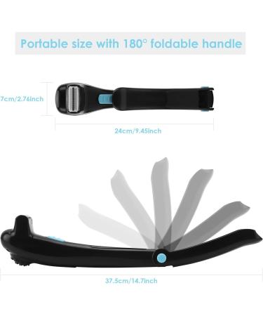 Sanon Electric Back Hair Removal Shaver for Men and Women - Adjustable Telescopic Handle Body Groomer - Buy Online on GoSupps.com
