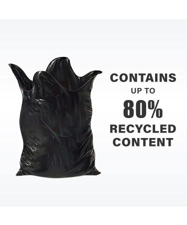Eco Garbage Bags - Large - Environmentally Friendly and Sustainable Trash Bags for All Situations - Households | Businesses | Schools -X (Case of 125 - 35 x 47 - Strong) - Buy Online on GoSupps.com