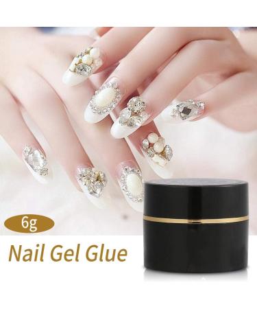 Professional Rhinestone Glue for Nails - Gem Adhesive for Crystals | Nail Art Sticker Gel Glue - Bling Decoration Tool - Buy Online on GoSupps.com