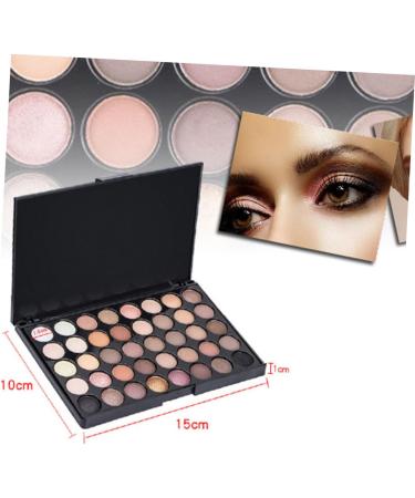 FOMIYES 2pcs 40 Makeup Palette Eyeshadow Pallet Eyeshadow Matt Eye Shadow Eyeshadow Palette Earth Tones - Buy Online on GoSupps.com