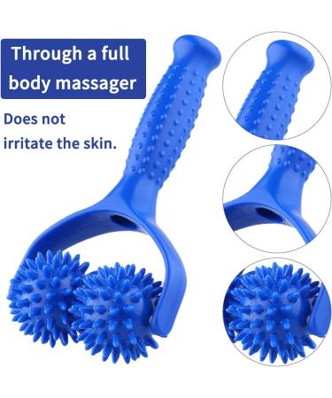 Simmpu Massage Roller with 2 Massage Balls - Relieve Muscle Pain in Legs Back Arms & Shoulders | International Shipping Available - Buy Online on GoSupps.com