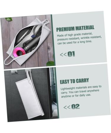 DOITOOL Portable Hair Curler 2pcs Hair Dryer Storage Bag Hair Rollers Storage Bag for Travel Hair Straighter Bag Organizer Miss - Buy Online on GoSupps.com