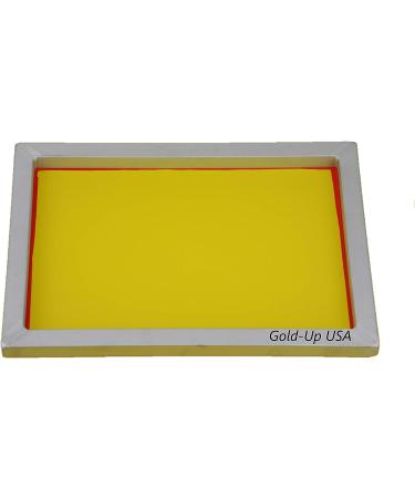 10x14 Inch Aluminum Pre-Stretched Silk Screen Frame - 200 Yellow Mesh - Buy Online on GoSupps.com