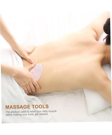 Healeved Scratching Board - Anti-Aging Gua Sha Plate & Crystal Scraping Tool for Face - Pink Jade Massage Board for Skin Care - Buy Online on GoSupps.com