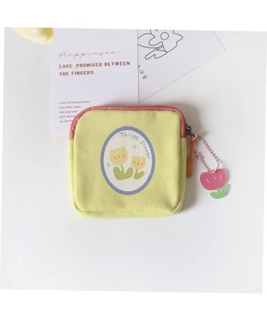 BESTonZON Napkin Storage Bag Organizer Inserts for Teen Girl Purse - Reusable Menstrual Lipstick Pouch - Assorted Colors - 2pcs - Buy Online on GoSupps.com