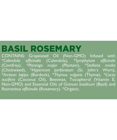 Natural Lip Balm Perioral Dermatitis Treatment Calendula Healing Lip Balm with Immune Supportive Basil & Rosemary Essential Oil Organic Coconut Oil 2 Pak Ora's Amazing Herbal Basil Rosemary - Buy Online on GoSupps.com
