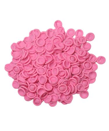 First Aid Finger Cots 200 Piece Finger Covers Finger Protectors Fingertips Protector Disposable Medium Finger Gloves (Pink)
