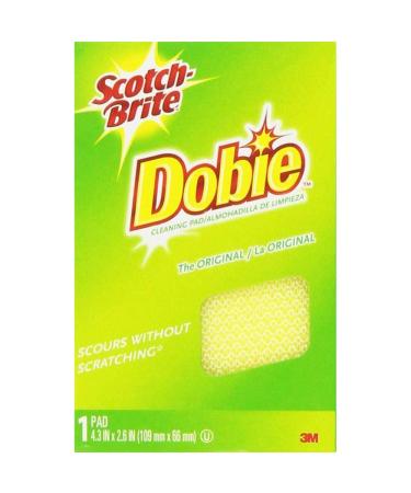 3M Scotch-Brite Dobie 1 Pad each (Value Pack of 6)