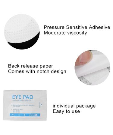 Disposable Sterile Non-Woven Oval Eye Pads - Wound Care Eye Patch (5.7 x 8.2cm) - International Shipping Available - Buy Online on GoSupps.com
