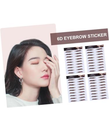FRCOLOR 8 Pcs Eyebrow Stickers Make up Kit Eyebrow Transfer Tattoos Artificial Eyebrow 6d Eyebrow Shape Set - Buy Online on GoSupps.com