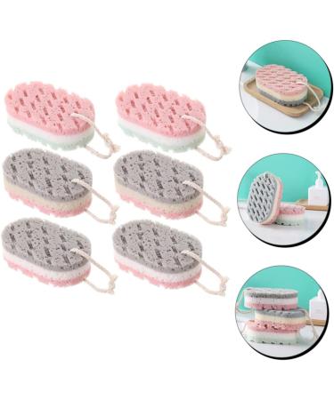 Beaupretty 12 pcs Bath Sponge Set - Premium Bathing Scrubber & Back Massager for Men Women and Kids - Soft Shower Loofah & Cleaning Mittens - Ideal Bath Accessories - Buy Online on GoSupps.com