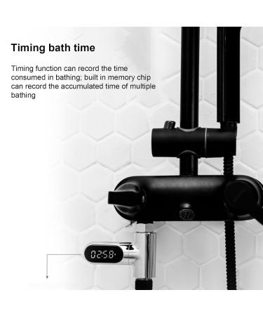 BuyWeek LED Digital Baby Bath Thermometer - Aluminum Shower Water Thermometer for Home & Kitchen | Accurate Safe & Easy to Use - Buy Online on GoSupps.com