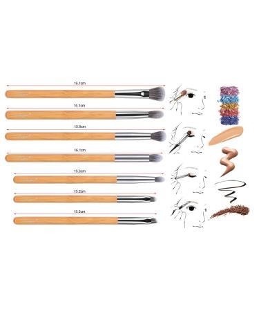 Vela.Yue Brush Set - 7 Precision Eye Makeup Brushes for Flawless Eyeshadow Application | International Shipping Available - Buy Online on GoSupps.com