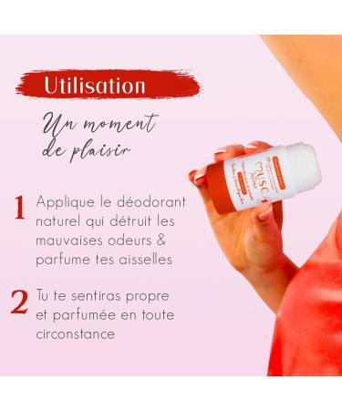 MUSC INTIMATE - Pack of 2 - Antiperspirant Deodorant - Rose Mystik - L'Envo tante - Anti Bad Odors - 95% Natural Ingredients - No Aluminum Salts or Endocrine Disruptors - 2 x 50g - Buy Online on GoSupps.com