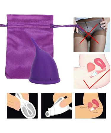 Refreshed Safety Hygiene Mug: Comfortable Silicone Menstrual Cup - Reusable & Spout-Safe Women's Hygiene Solution - Buy Online on GoSupps.com