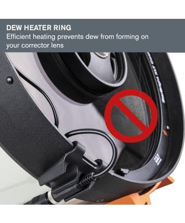 Celestron Dew Heater Ring - Aluminum Dew Prevention for 9.25 Schmidt-Cassegrain & EdgeHD Telescope - Buy Online on GoSupps.com