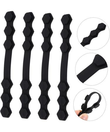 Clispeed 10 Pcal Masking Hook Silicone Linyard - Black Mask Extension Cord Buckle Anti-Strangulation Ear Hooks for Face Masks - International Shipping Available - Buy Online on GoSupps.com