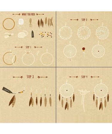 Outuxed 8pcs 10-inch Metal Hoops for DIY Crafts, Dream Catchers, and Wedding Decor - Gold Macrame Rings for Wall Hanging - Buy Online on GoSupps.com