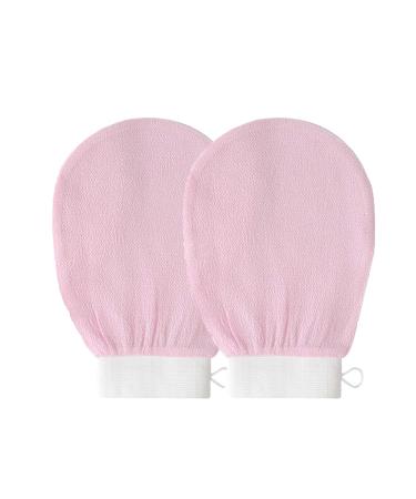 Cheekyglo exfoliating Glove Cheeky Glow Exoliating Glove Body Scrub Gloves for Exoliating Shower Super Soft Exfoliating Bath Sponge Gloves Pink