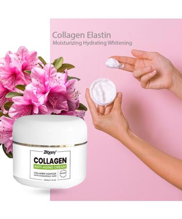 Collagen for Women | Anti-Aging Face Cream with Retinol & Hyaluronic Acid | Oil-Free Moisturizer | Hydration for Dry Skin | Paraben-Free - 3.5 Oz - Buy Online on GoSupps.com
