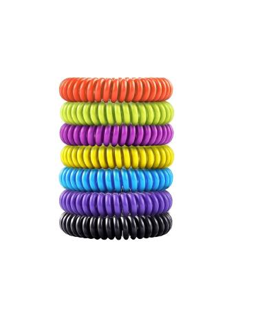 14 Pack Mosquito Bracelets for Kids Adult - Nature Citronella, Lemongrass and Eucalyptus, Up to 350 Hour of Protection