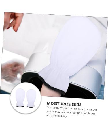FOMIYES 1 Pair Exfoliating Hand Mask Dry Hands Gloves Womens Glove Black Cotton Gloves Women Gel Hand Gloves Rough Hand Care Gloves Glove Lotion Hand Care Bag Thicken White Miss Flannel - Buy Online on GoSupps.com