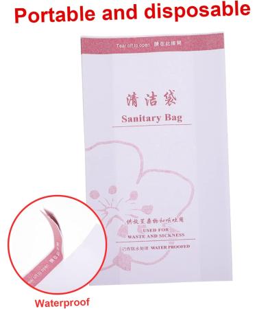PLAFOPE Car Trash Bag 100pcs Disposable Seal Paper Garbage Bag 23x12.5cm - Buy Online on GoSupps.com