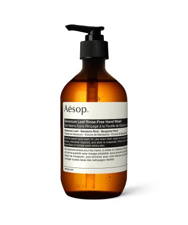 Aesop Geranium Leaf Rinse-Free Hand Wash | 500mL/16.9fl oz | Paraben  Cruelty-free & Vegan
