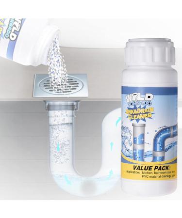 Sink Clog Remover - Drain Cleaner Hair Clog Remover - Powder Cleaning Tool for Shower Sink Drains Kitchen Unclogging and Removal Gyouza - Buy Online on GoSupps.com