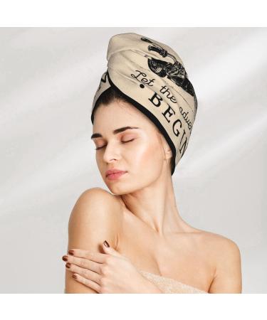 Premium Microfiber Hair Towel for Women - Soft Super Absorbent Coral Velvet Wrap for Quick Drying Long Curly & Thick Hair - Buy Online on GoSupps.com