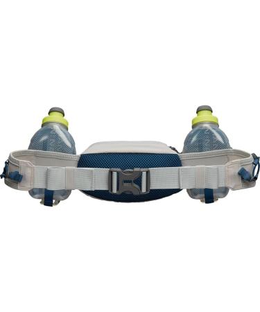 Nathan Insulated Running Belt Trail Mix Plus - Vapor Grey/Marine Blue - Adjustable One Size - Buy Online on GoSupps.com