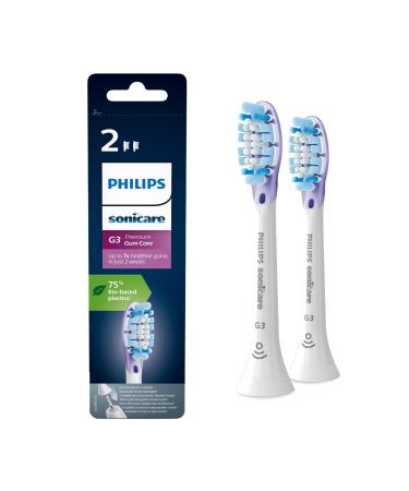Philips Sonicare Original G3 Premium Gum Care Standard Sonic Toothbrush Heads - 2-Pack in White (Model HX9052/17) 2 Pack