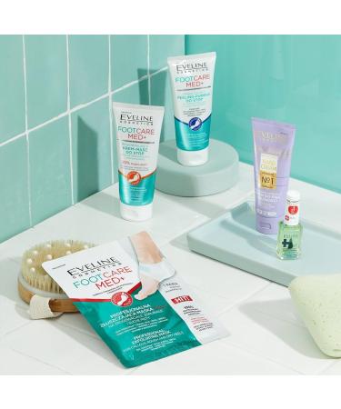 Eveline Cosmetics Foot Care Med + Masque Professional Peelling-Dersen 2 PCS - Buy Online on GoSupps.com