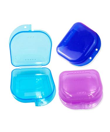 Orthodontic Retainer Case with Vent Holes - 3 Colors 3 Colors A