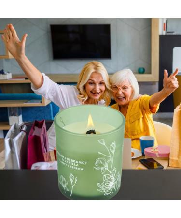 Berries Bergamot Vanilla Candle - Luxurious Soy Wood Wick Aromatherapy - Highly Scented Fruity Citrus Candle for Home - Relaxing Gift for Women & Men - Buy Online on GoSupps.com