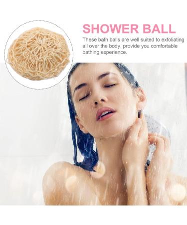 FOMIYES 3pcs Exfoliating Bath Balls | Bath Sponges & Shower Scrubber | Sisal Loofah for Deep Cleansing - Perfect for Body Care & Shower Essentials - Buy Online on GoSupps.com