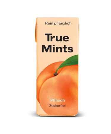 True Mints Set of 6 - Peach Vegetable & Sugar-Free Pastilles | 78g | International Shipping - Buy Online on GoSupps.com