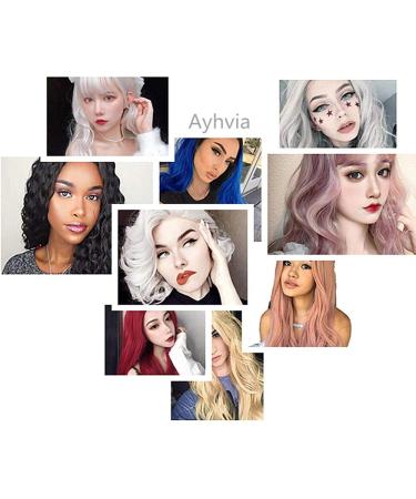 Avia Female Short Synthetic Wig - Smooth Blonde with Black Roots - Stylish Straight Hair Wig for Women - Buy Online on GoSupps.com