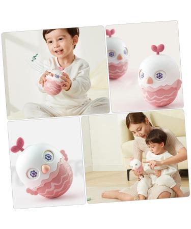 iFundom 2 Pcs Soothing Toys Set - Infant Cup Teether & Teething Rattles in Pink | Safe & Fun for Babies - Buy Online on GoSupps.com