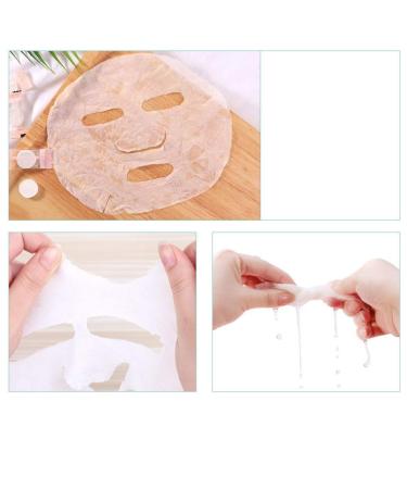 100 Pcs Compressed Disposable Facial Mask Sheets - Portable Non-Woven Skin Care for Women - DIY Home Spa - Buy Online on GoSupps.com