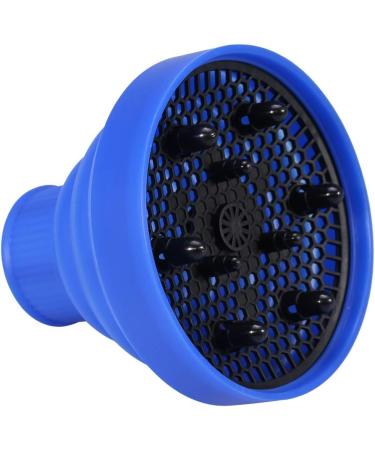 Professional Collapsible Hair Dryer Diffuser - Portable Blue Hair Blower Attachment - Buy Online on GoSupps.com