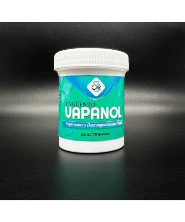 Vapanol Descongestionante Nasal Chest Rub Ointment - 2.5 oz - Relief for Cough, Muscle Pain - Buy Online on GoSupps.com