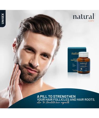nht lab Biotin Hair Growth Vitamins | Natural Care's Hair Skin and Nails Vitamins | Hair Thickening Solutions | Biotin and Collagen Supplements for Thicker & Stronger Hair - Buy Online on GoSupps.com