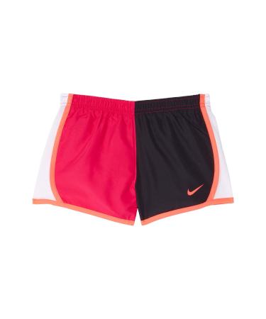 Nike Girl's Dri-FIT Tempo Running Shorts (Little Kids) 7 Rush Pink/Black
