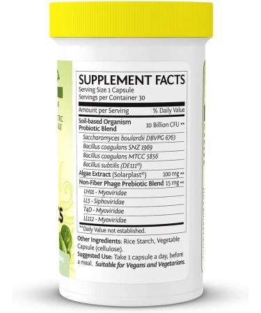 Sunwarrior Probiotics | 30 Vegan Capsules for Gut Health | Plant-Based Supplement - Buy Online on GoSupps.com