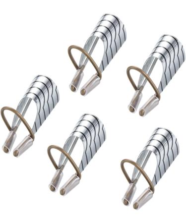 Housoutil Nail Forms 10 Pcs Nail Treatment Tool Blush Reusable Nail Forms mediumx2pcs Silverx2pcs - Buy Online on GoSupps.com